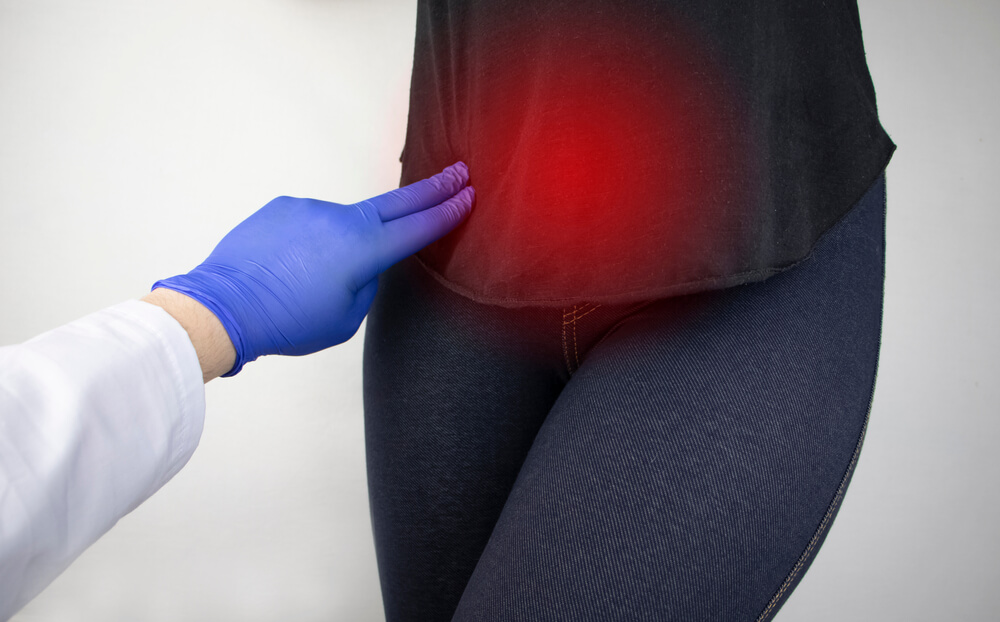 Fibroid related heavy bleeding examination